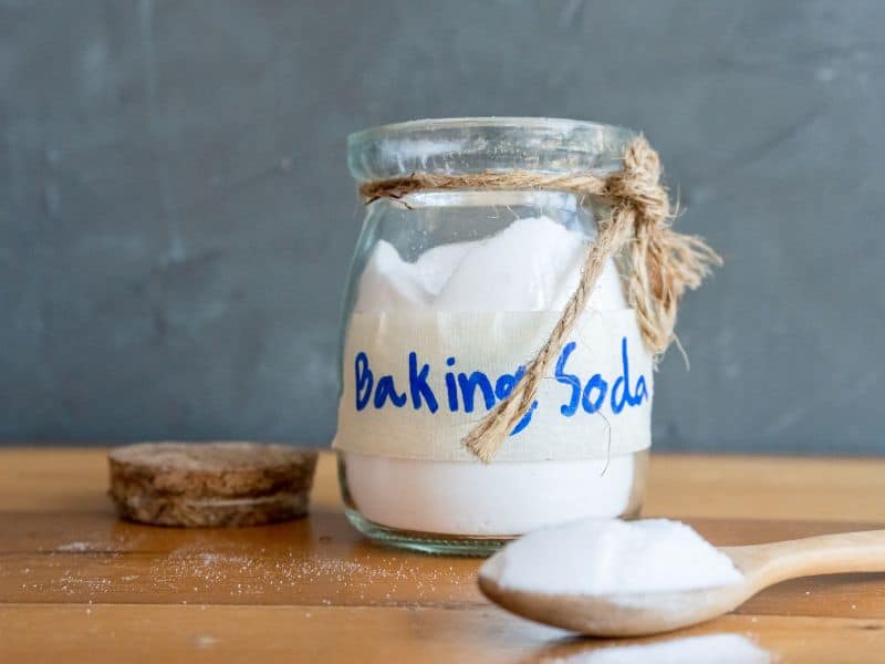 baking soda instead of lye