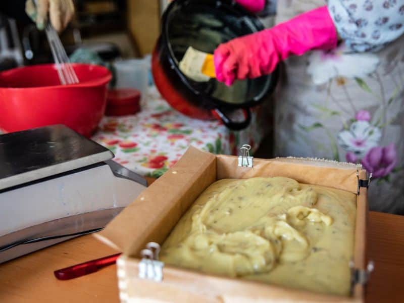 reheating melt and pour soap base