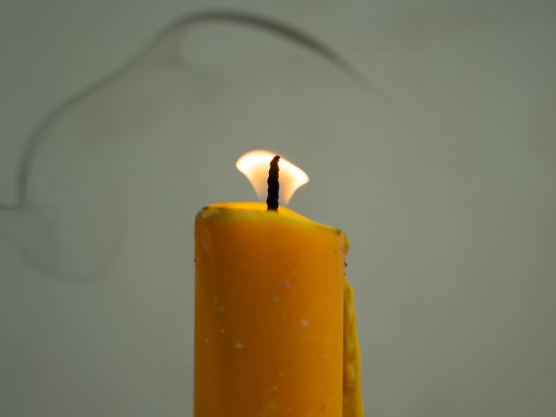 candle soot candle sooting