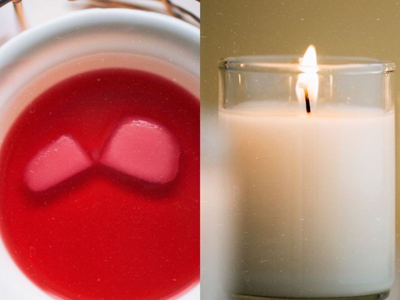 wax melts vs candles